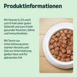 von Amazon Katzenfutter, nass, Dose, Stücke mit Geflügel in Sauce, 12 x 415 g