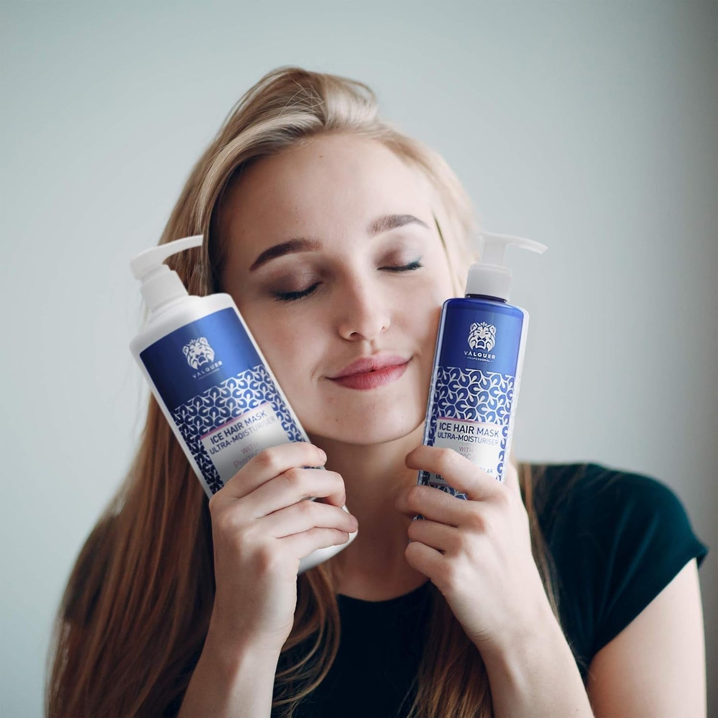 Valquer Profesional Ice Hair Mask – Ultra-feuchtigkeitsspendende Haarmaske ohne Sulfate, Salze und Silikone Naty Shop Haarmaske