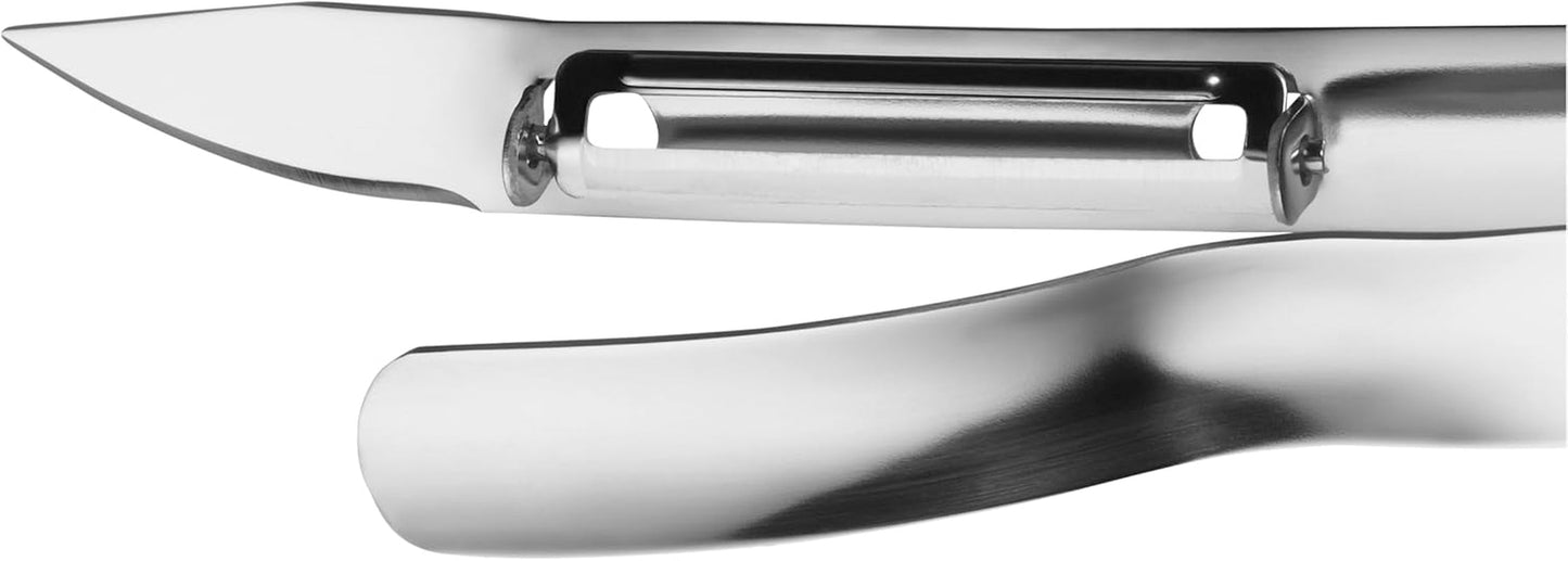 WMF Gourmet Spargelschäler 17 cm, Edelstahl Cromargan Spargelschäler Naty Shop