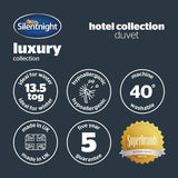 Silentnight Duvet Hotel Collection, 13,5 Tog, Polyester, weiß, Super-King-Size-Bettdecken und Steppdecken Naty Shop