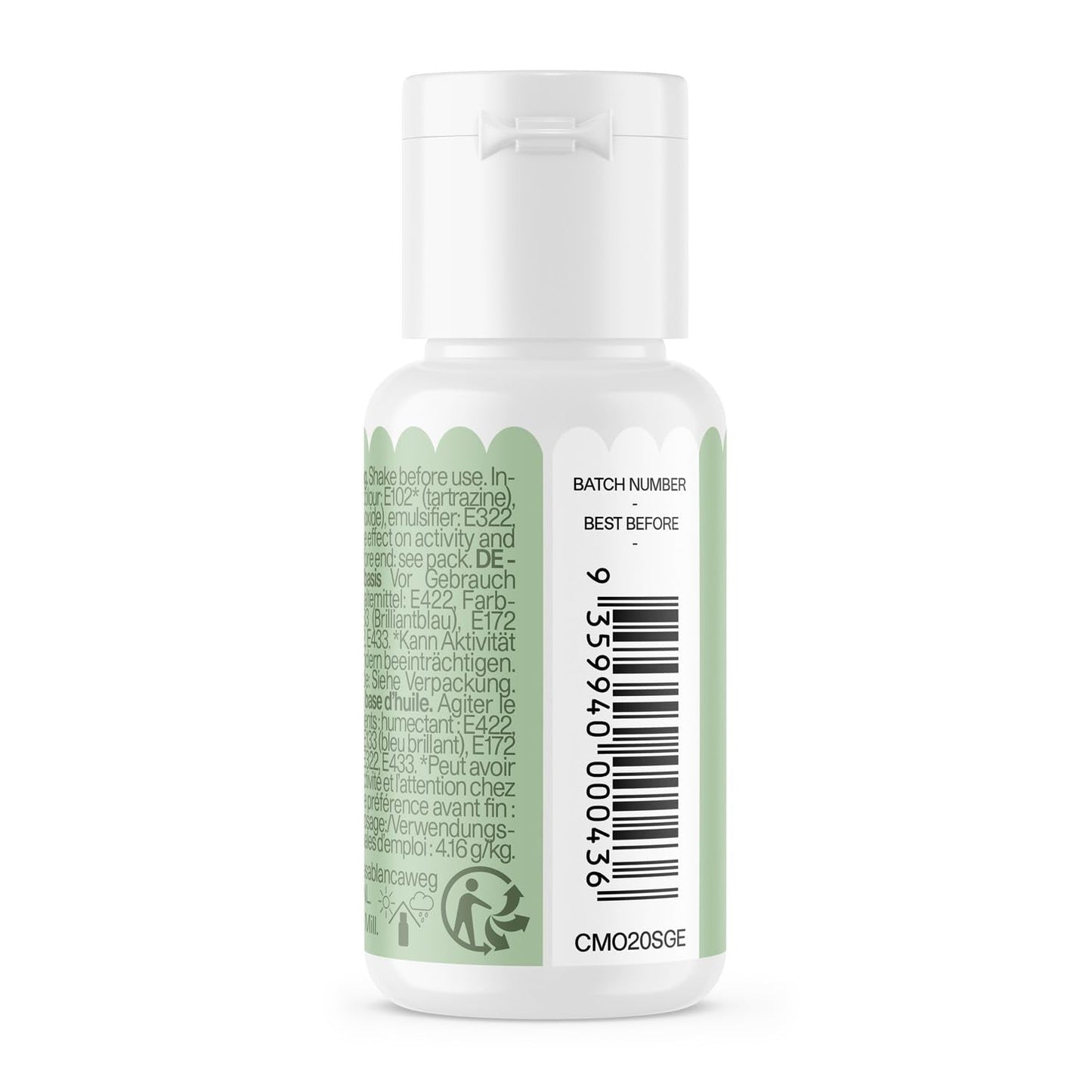Color Mill Lebensmittelfarbe auf Salbeiölbasis – Lebensmittelfarbe für Schokolade, Fondant, Muffins, Kuchen, Backen, Makronen – Lebensmittelfarbe zum Dekorieren von Kuchen – 100 ml