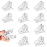 Nagelclips, Maniküre-Clips, transparente Nagelclips, transparente Polygel-Clips, schnell aufzubauende Nagelverlängerungen, Gel-Assistent, 10 Stück