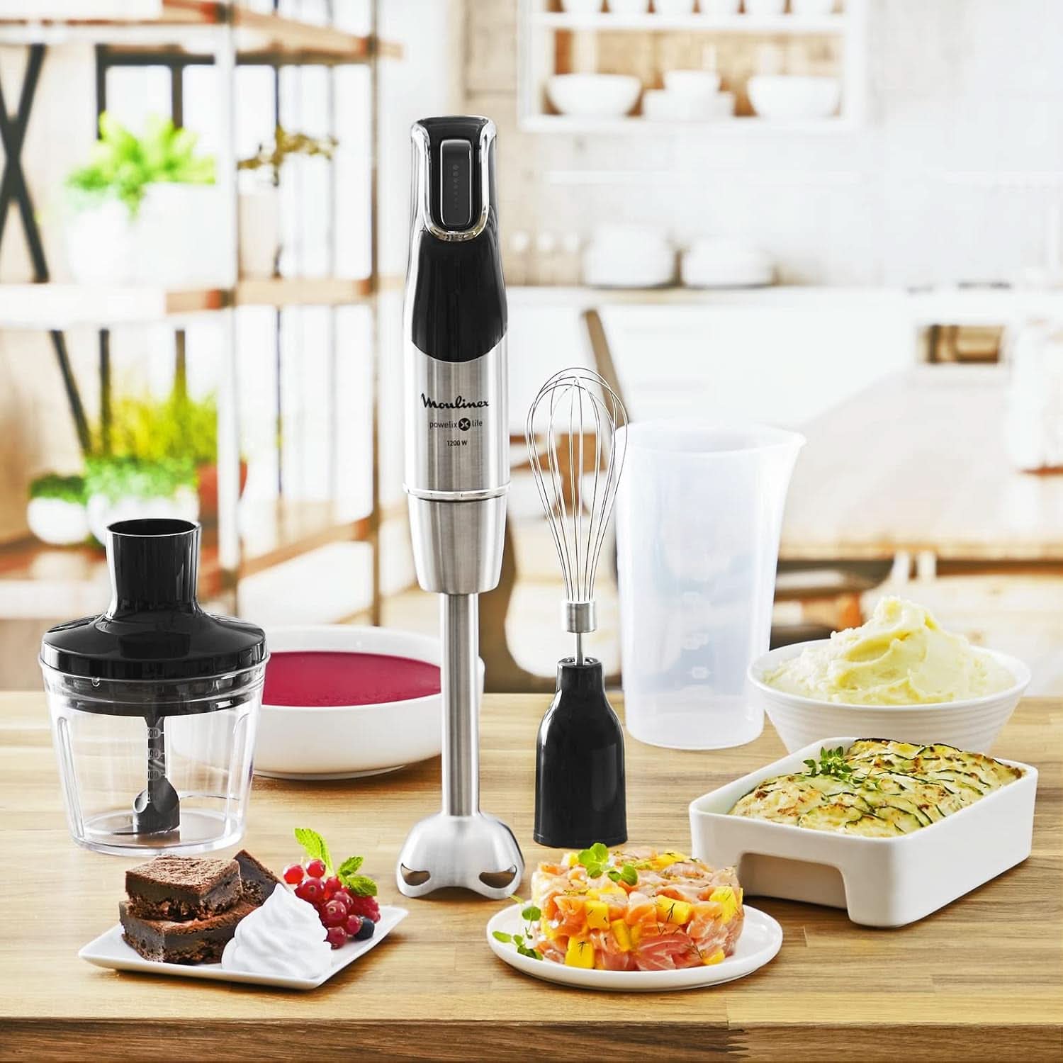 Infinyforce Pro Standmixer 1200W, Hochleistungsklingen, Schnelle Ergebnisse, Ergonomische Geschwindigkeitsregelung, Geschwindigkeitsregelung, Abnehmbare Spülmaschinenfeste Teile DD95JD10 Kitchen Naty Shop