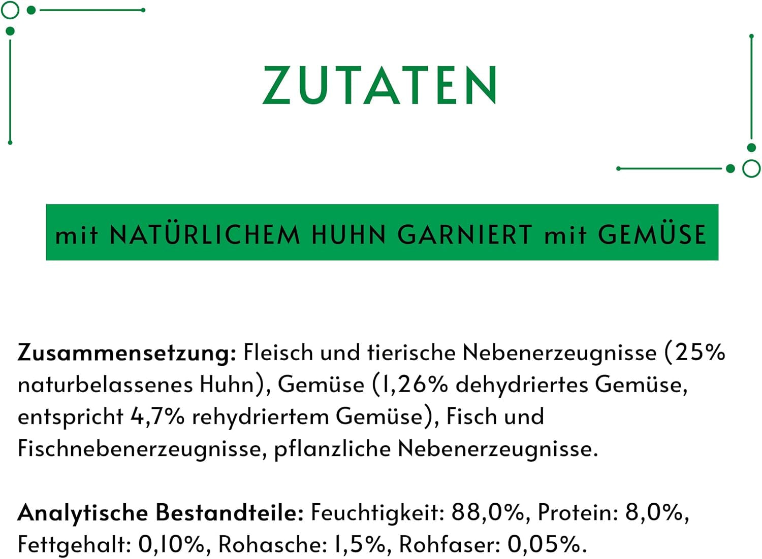 Gourmet-Kristallsuppe für Katzen mit Huhn und natürlichem Gemüse, 32er-Pack (32 x 40 g)