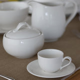 Villeroy & Boch New Cottage Basic Aschenbecher, 450 ml, Höhe: 6,5 cm, Premium Porzellan, weiß
