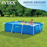 Intex 28271NP – Rechteckiger oberirdischer Pool mit Rahmen, 2282 l, Stahl und PVC, blau, 260 x 160 x 65 cm