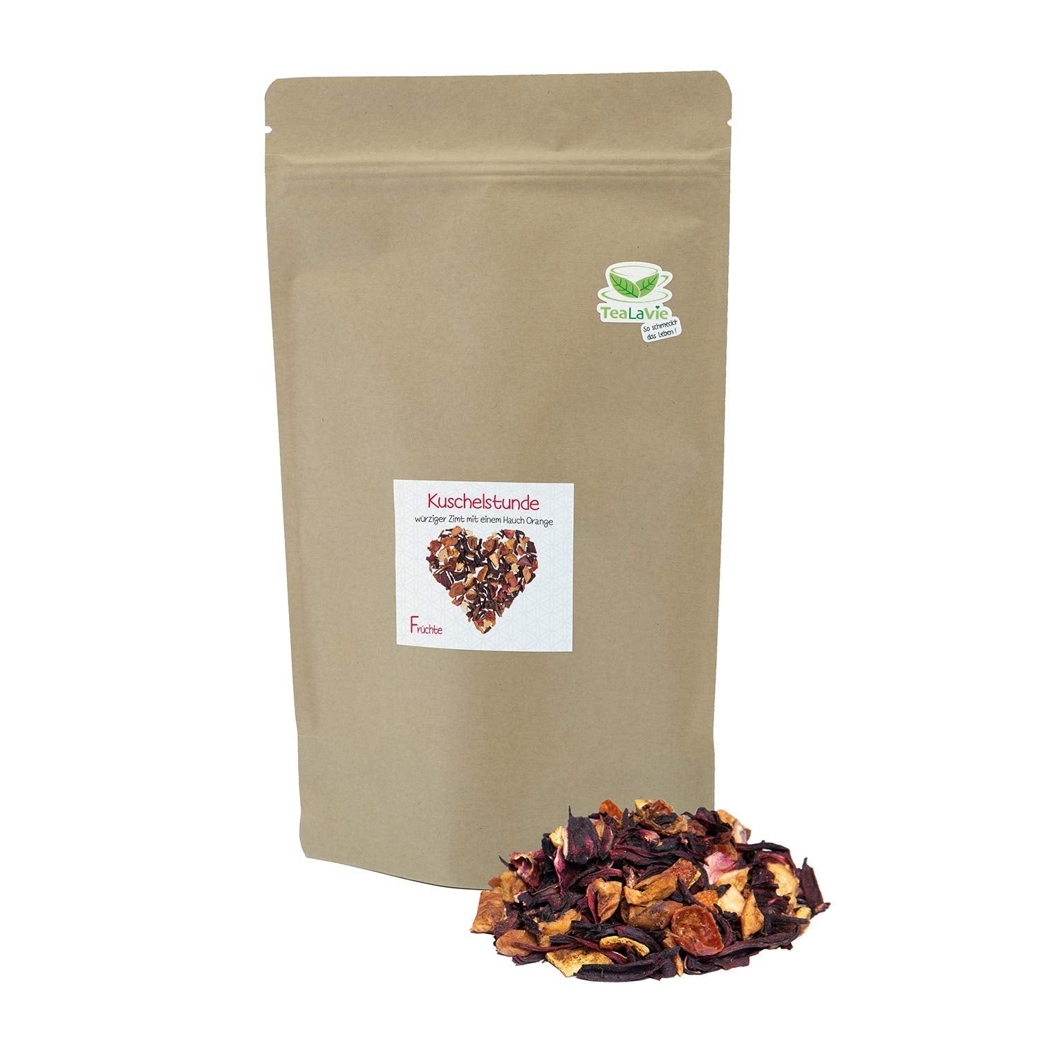 Tealavie – Tee für Kinder ohne Zucker – Walderdbeeren und Rhabarber (200 g) Tealavie Fruit – Loser Früchtetee