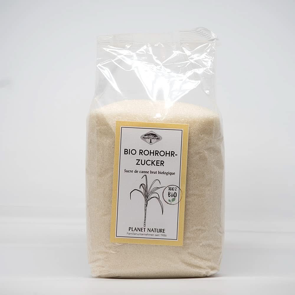 Roher Bio-Rohrzucker, 1 kg Süßstoffe Naty Shop 500 Gramm