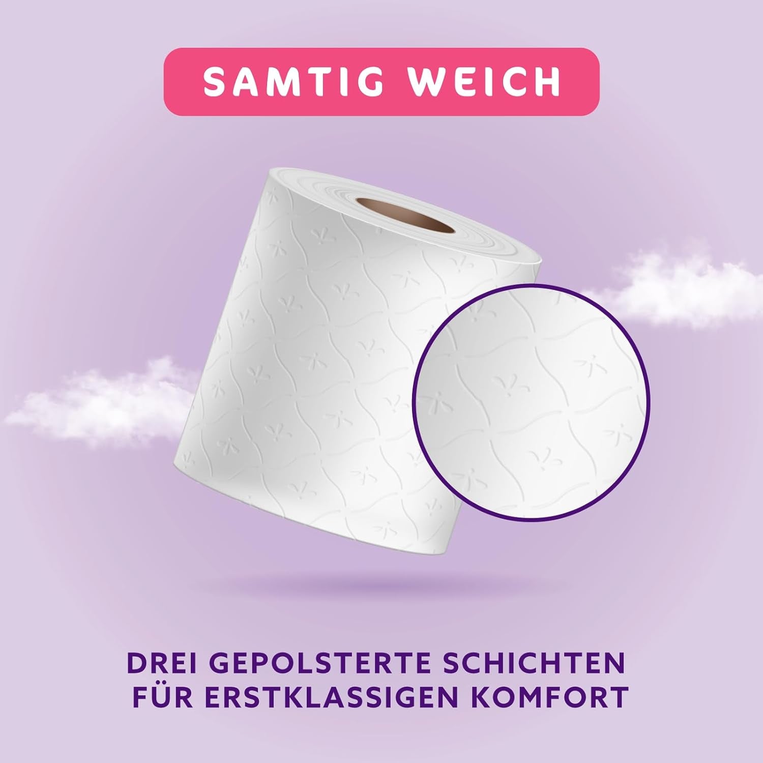 By Amazon Toilettenpapier, 3-lagig gesteppt, samtig weich, 36 Rollen (9 Rollen, 4er-Pack), 200 Blatt pro Rolle, FSC-zertifiziert