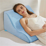 Lesekissen für Bett und Sofa – Memory-Schaum-Federkissen – ergonomisches Rückenlehnenkissen – perfekt zur Unterstützung Ihres Rückens beim Entspannen, Spielen, Lesen oder Fernsehen – breit