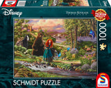 Schmidt Spiele 58039 Disney, Brave, Merida, Thomas Kinkade, Puzzle 1000 Teile, mehrfarbig Puzzle Naty Shop Standardtitel