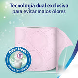 Colcasa Care & Protect 3 x 12 Toilettenpapier mit Geruchsblocker-Technologie, neutralisiert schlechte Gerüche, 36-Rollen-Packung, 3-lagig, frisch duftende rosa Rollen