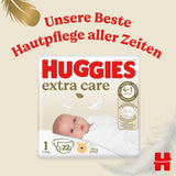 Huggies Windeln für Neugeborene, Größe 1, 100 Windeln (2 x 50), Halbmonatsbox
