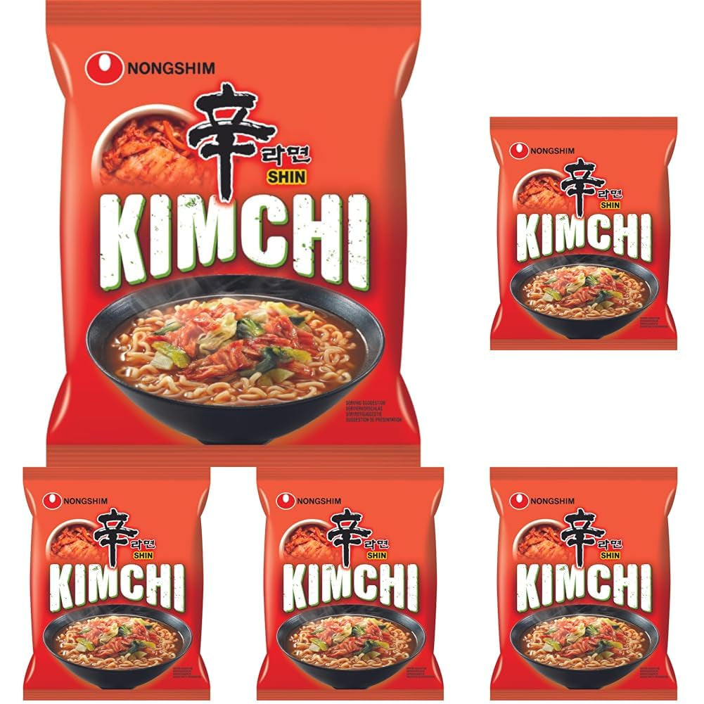 NONGSHIM – Instant-Kimchi-Nudelsuppe – (1 x 120 g)