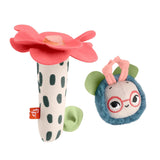 Babyspielzeug Fisher-Price Planet Friends 2-in-1 Glocke und Biene Plüsch-Sensorspielzeug als zweiteiliges Set für Neugeborene bis 3 Monate, HYR56 Baby Toys Naty Shop Standardtitel