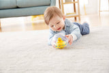 Fisher-Price WaterMates Ducky Ball, lustige Ente im Konfettiball, Babyspielzeug, Spielball, Badespielzeug, ab 3 Monaten, 75676 Babyspielzeug Naty Shop