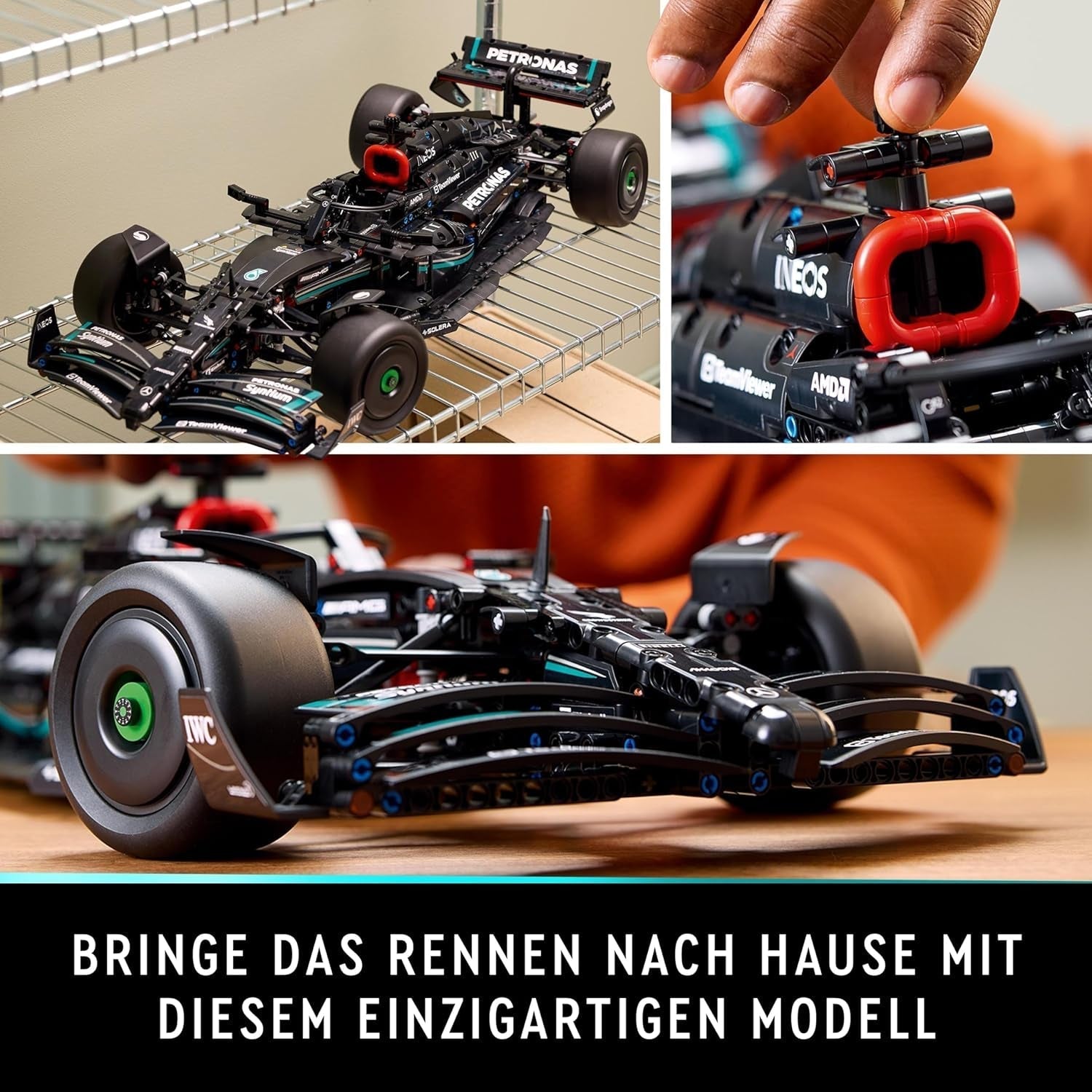 LEGO Technic Mercedes-Amg F1 W14 E Performance-Set für Erwachsene, maßstabsgetreues Modell-Rennauto, Sammlerstücke für Zuhause oder im Büro, Formel-1-Geschenke für Männer, Frauen 42171 Bausets Besuchen Sie den LEGO-Store