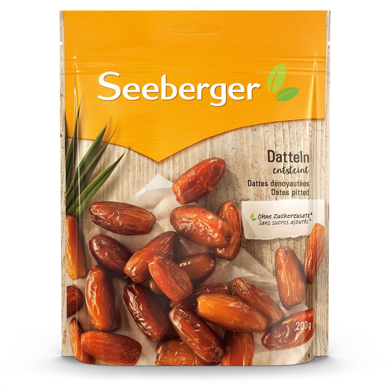 Seeberger, Honigsüße Datteln mit cremigem Fruchtfleisch Naty Shop dehydrierte Produkte 200 Gramm 200 Gramm