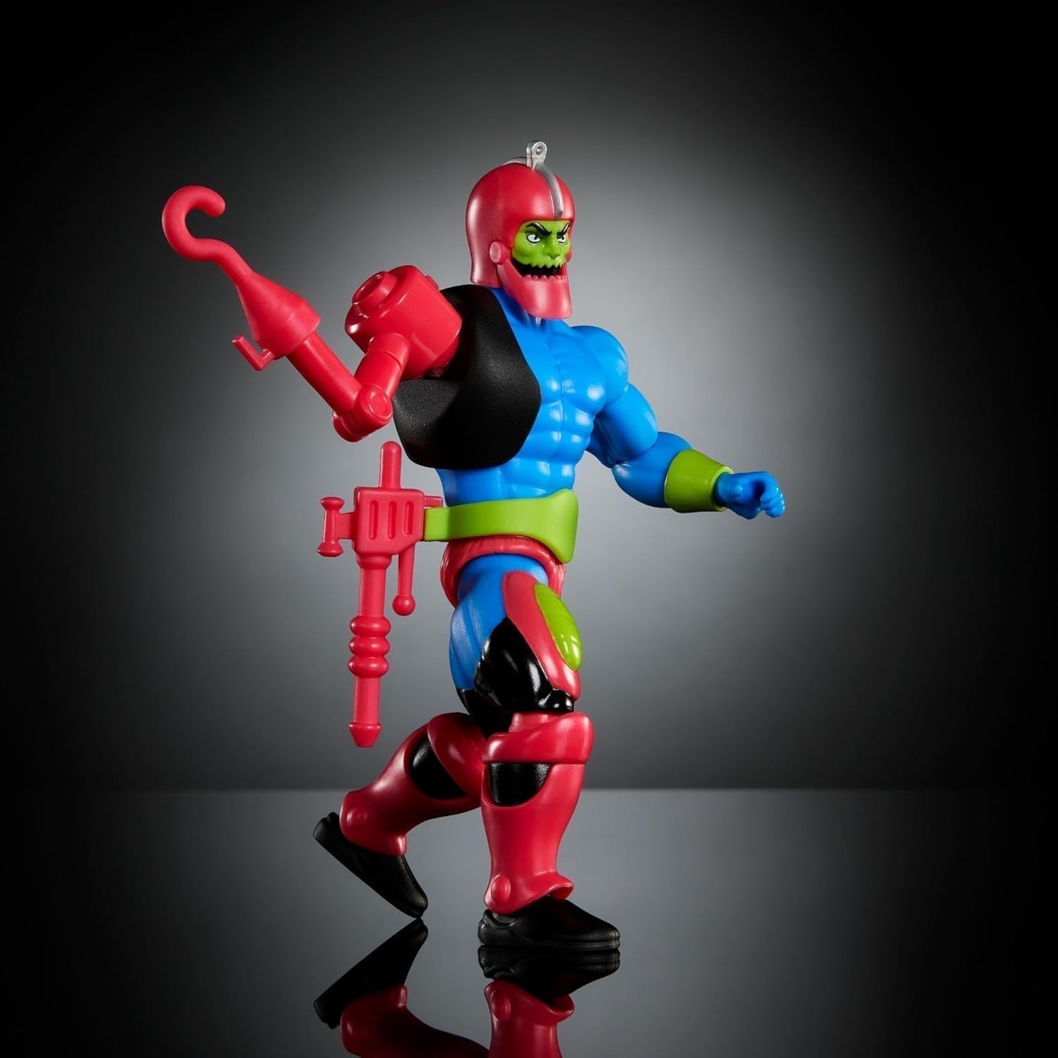 Masters of the Universe Origins Actionfigur Trap Jaw Sammelfigur, ca. 14 cm großes, beliebtes MOTU-Bösewicht-Spielzeug mit 16 beweglichen Gelenken und Zubehör, HYD41, [Mehrfarbig] Actionfiguren Naty Shop