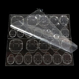 360 Stück transparente selbstklebende Nagelstreifen, Nagelkleber, doppelseitige selbstklebende Streifen, transparent, DIY-Maniküre-Dekoration