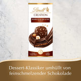 Lindt Creation Hazelnut De Luxe Bar – Dunkle Schokolade mit knusprigen Haselnüssen in cremiger Füllung