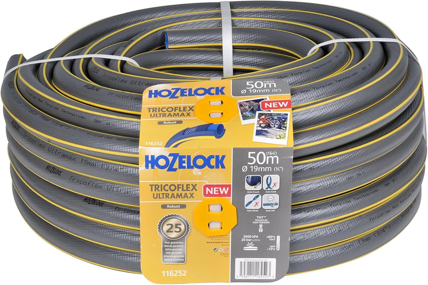 Schlauch Hozelock Tricoflex Ultramax 25 m (Durchmesser 12,5 mm)