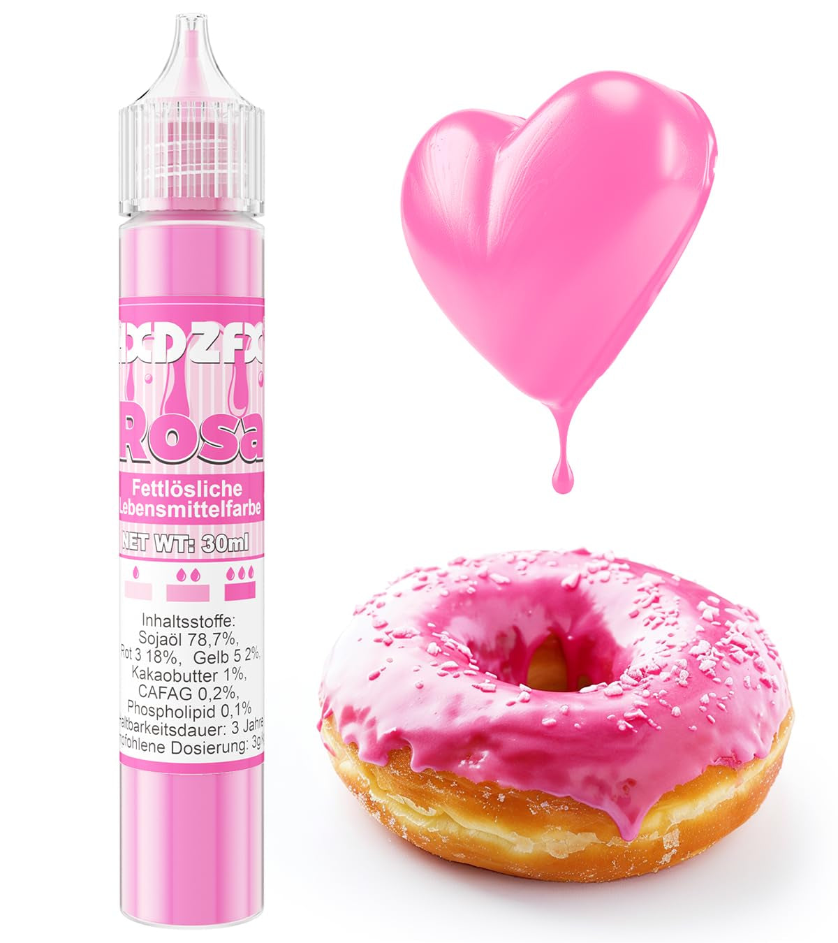 Fettlösliche Lebensmittelfarbe – 30 ml konzentrierte Lebensmittelfarbe auf Ölbasis für Schokolade, Lebensmittelfarben-Set für Kuchendekoration, Fondant, Buttercreme, Backen, Basteln (Marineblau)