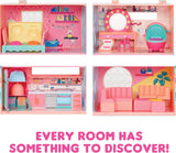 LOL Überraschung! Magisches Haus mit Squish-Sand und Diva-Sammelpuppe – Spielset mit Sammelpuppe, Squish-Sand, Überraschungen und Zubehör – ideal für Mädchen ab 4 Jahren