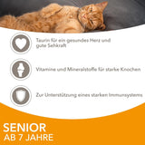 IAMS Delights Nassfutter für Katzen mit Huhn in Soße für ältere Katzen ab 7 Jahren – Probiergröße, Einzelbeutel, 1 x 85 g