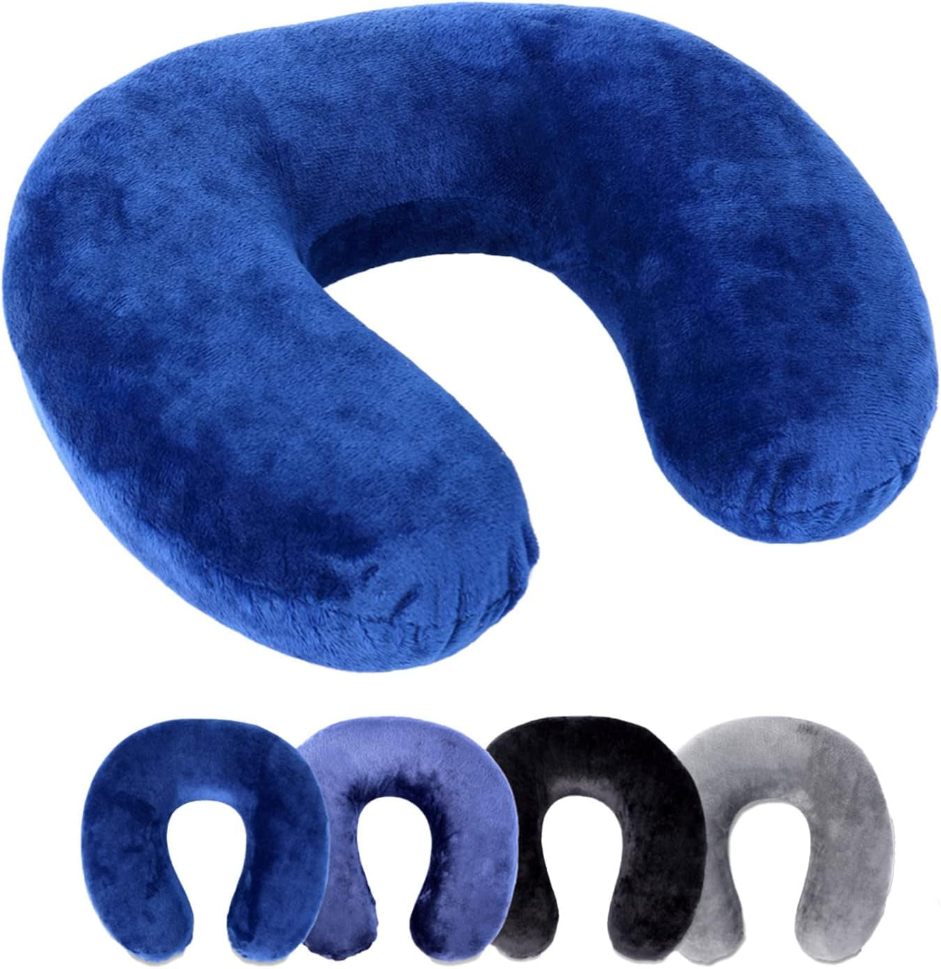 Rocco eK Nackenkissen, 4 Farben erhältlich, Reisekissen, Nackenstützkissen, orthopädisches Nackenstützkissen, Memory Foam