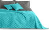 Decoking Tagesdecke 200 x 220 cm Graphit Anthrazit Silbergrau Zweiseitige Tagesdecke pflegeleicht Axel Beds and Blankets Besuchen Sie den DecoKing-Store Axel Türkis Steel 170 x 210 cm