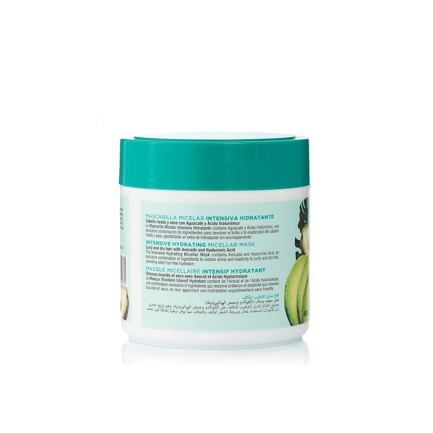 Schwarze Tulpenmaske, intensiv, feuchtigkeitsspendend, 400 ml Naty Shop Haarmaske