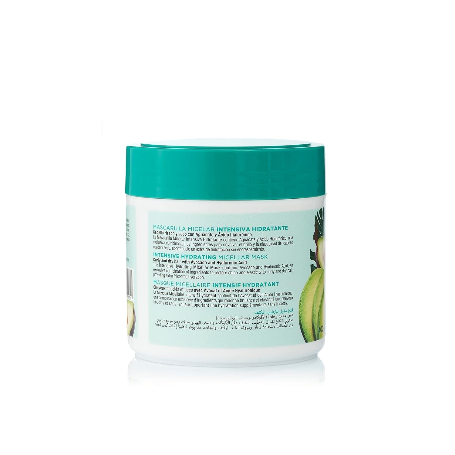 Schwarze Tulpenmaske, intensiv, feuchtigkeitsspendend, 400 ml Naty Shop Haarmaske
