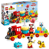 LEGO 10941 DUPLO Disney Mickey und Minnie Geburtstagszug, Spielzeugzug mit Kuchen und Luftballons, Geschenk für Kinder ab 2 Jahren. Bausätze. Besuchen Sie den LEGO-Store