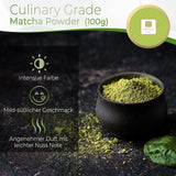 Uniqo Matcha-Teepulver 200 g in nachfüllbarer ökologischer Verpackung