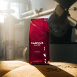 CARROUX Espresso, Bohnen ganze (6x 500 g). Für Siebträger u. Kaffee-Vollautomaten. Frisch geröstete Kaffeebohnen der Privat-Rösterei aus Hamburg