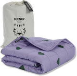 Beschwerte Babydecke | 3,5 kg | 100X150Cm | Therapiedecke | Gewichtsdecken | Schwere Decke (blaues Tigergesicht, 3,5 kg – 100 x 150 cm) BLENKZ Betten und Decken. Lila Herz 3,5 kg – 100 x 150 cm