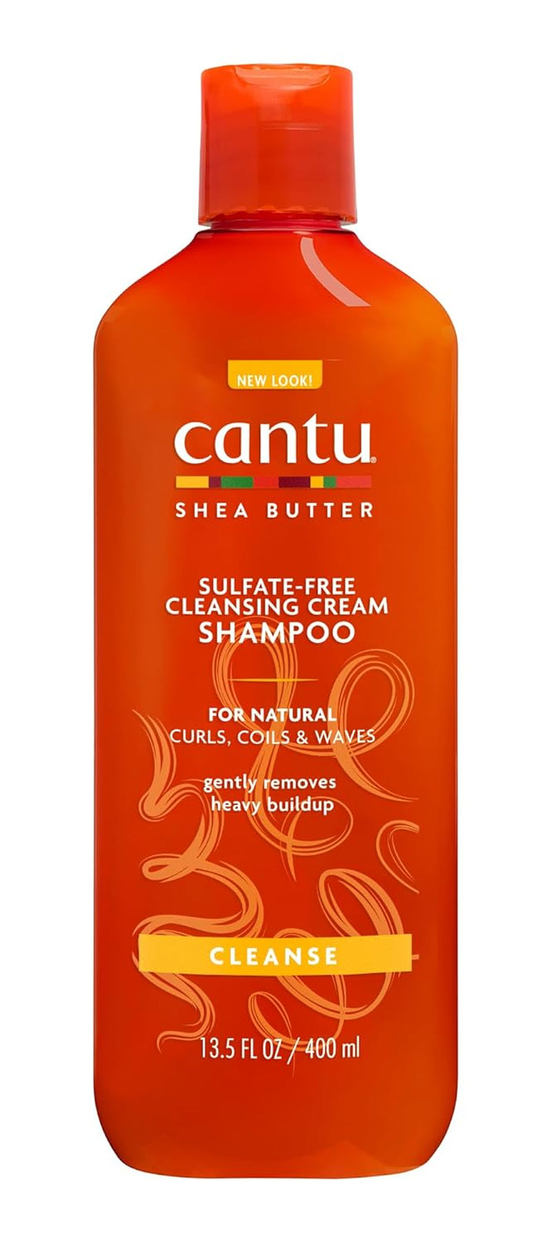 Cantu Cleansing Cream Shampoo – Shampoo Für Lockiges Und Krauses Haar – Reichhaltige Formel Aus Shea Butter – Sanfte Und Tiefenwirksame Reinigung Für Haar Und Kopfhaut – Sulfatfrei – 400 Ml Dusche und Bad Cantu Default Title