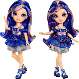 Rainbow High Be Dazzling – Genevieve Bleue – 28 cm große blaue Modepuppe mit Verzierungswerkzeug, funkelnden Edelsteinen und Styling-Zubehör