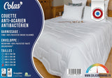 COLAS NORMAND – Steppdecke gegen Milben und Bakterien – gemäßigt – 280 x 240 cm – langanhaltende Wirkung – perfekte Hygiene – Mikrofaser – weich und bequem – waschbar. Steppdecken und Steppdecken Naty Shop