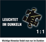 Die Drei??? - Krimi-Puzzle – Die Villa der Puzzles von KOSMOS 697976, 300 Teile, leuchtet im Dunkeln, mit UV-Lampe, Lesen, Puzzle, Rätsel lösen, Detektivpuzzle Ab 10 Jahren Puzzle Naty Shop
