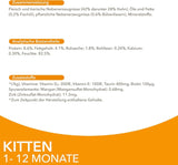 IAMS Delights Kitten Nassfutter - Multipack Katzenfutter mit Hunn in Sauce, hochwertiges Futter für Junior Kätzchen von 1-12 Monaten, 12 x 85 g