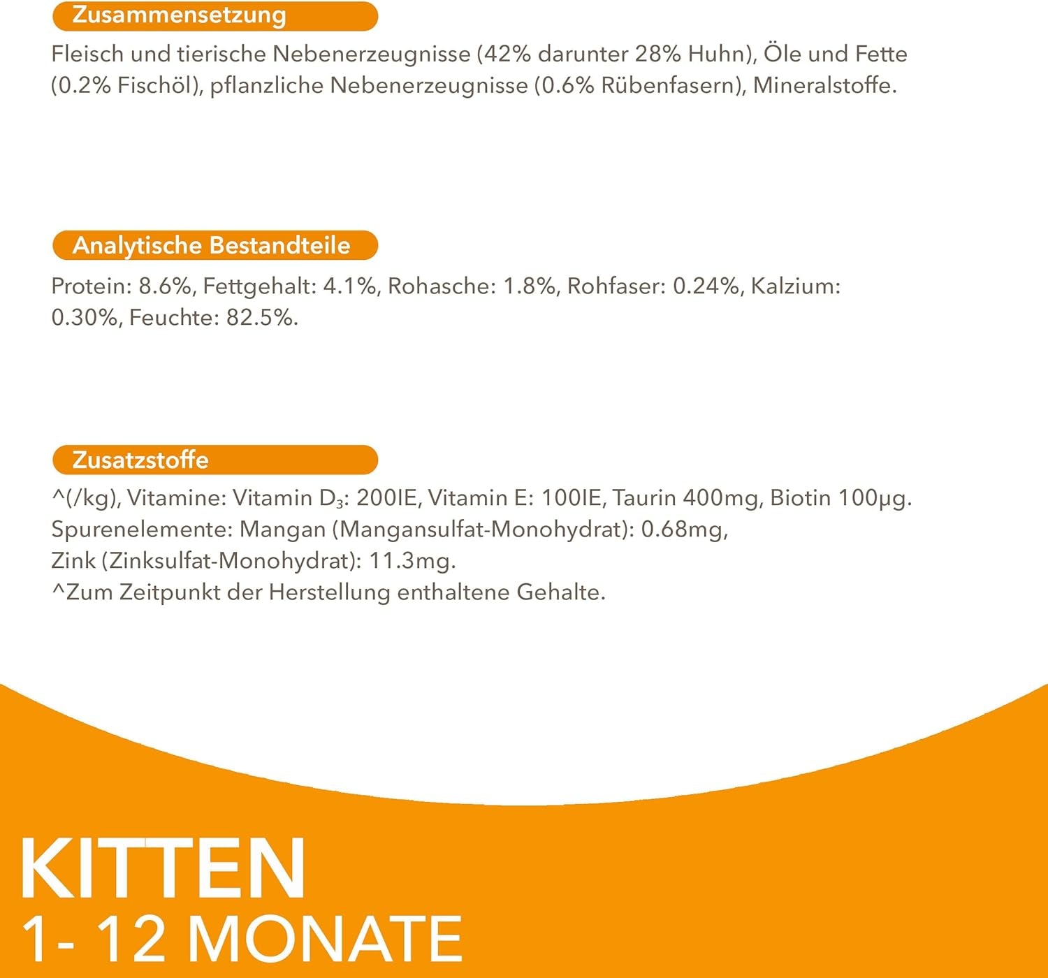 IAMS Delights Kitten Nassfutter - Multipack Katzenfutter mit Hunn in Sauce, hochwertiges Futter für Junior Kätzchen von 1-12 Monaten, 12 x 85 g