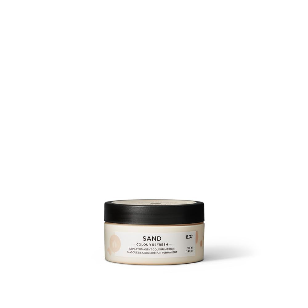 Maria Nila Color Refresh 300 ml – Eine pflegende Farbbombe mit temporären Farbpigmenten, die die Haarfarbe schnell auffrischen. 100 % vegan. Keine Sulfate und keine Parabene. Haarfärbemittel Naty Shop Sand