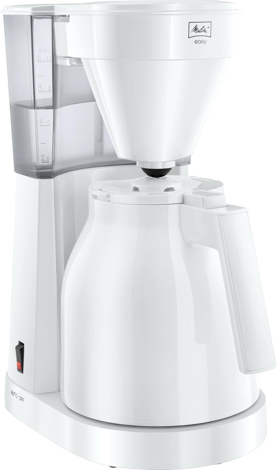 Melitta Easy – Espressomaschine mit Filter und Glaskaraffe, für bis zu 10 Tassen Kaffee, schwarz