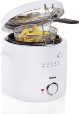 Tristar FR-6941 Fritteuse – Thermostat, 1,5 l, 1000 W, weiß Appliances Naty Shop Standardtitel