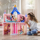 Disney Princess Castle Comfy Squad Puppenhaus mit 6 Möbelstücken und 16 Zubehörteilen Spielzeug für 5-jährige Mädchen Puppenhäuser Naty Shop