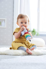 HABA 304771 - Rassel-Dackelfigur, Stoff-Babyspielzeug mit Rasselmotor, Spielzeug ab 6 Monaten Toys Bebe Naty Shop