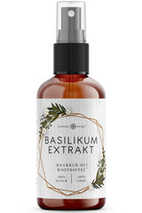 Haarkur mit Basilikumextrakt von Nordic Pure | Zur Pflege von dünnem, trockenem und brüchigem Haar | Kann Haarausfall vorbeugen 100 ml Naty Shop Haarpflege Standardtitel