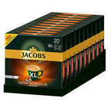 Jacobs Kaffeekapseln Guten Morgen XL Intense - 10er Pack (10 x 20 Getränke) & Kaffeekapseln Lungo Decaffeinato- Intensität 6- 200 Nespresso-kompatible Kapseln, 10er Pack, 10 x 20 Getränke
